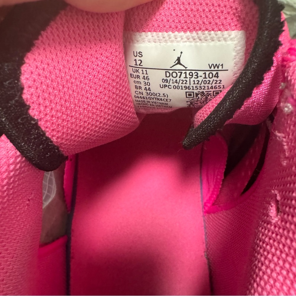 Air Jordan One Take 4 ‘Pink Blast’ Men’s Sneakers Size 12 #DO7193-104 Size 12 - Picture 7 of 7
